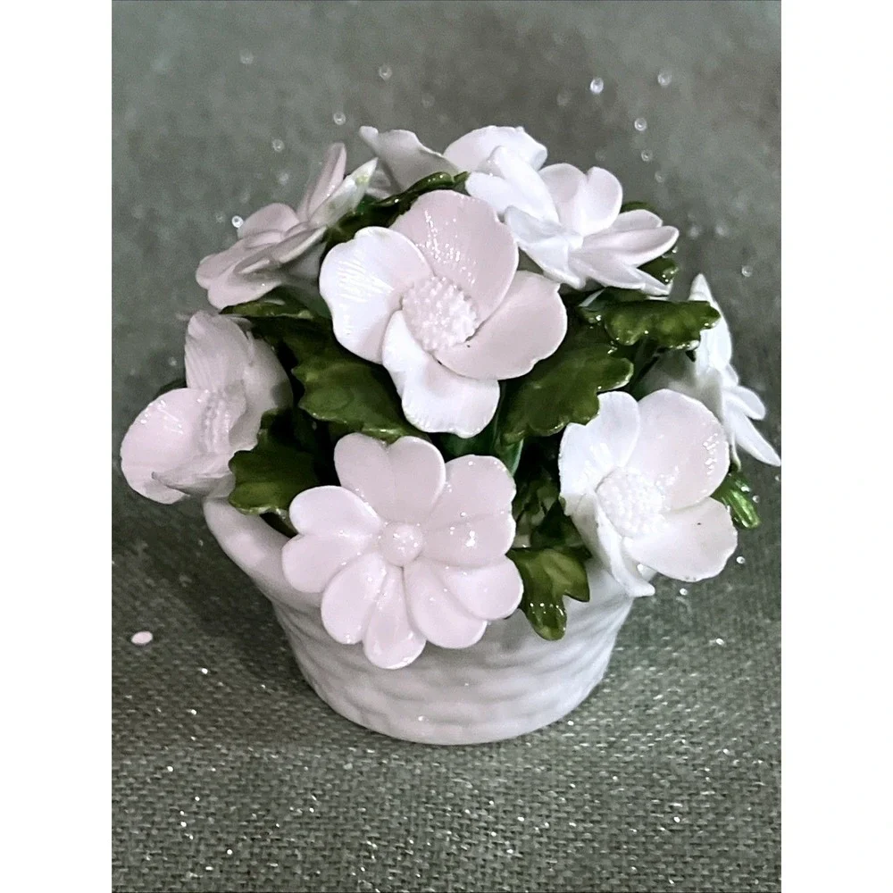 VTG 3 Aynsley Bone China England Hand Modelled/Hand Painted Flower Baskets*